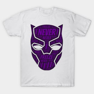 I never Freeze Superhero Panther shirt T-Shirt